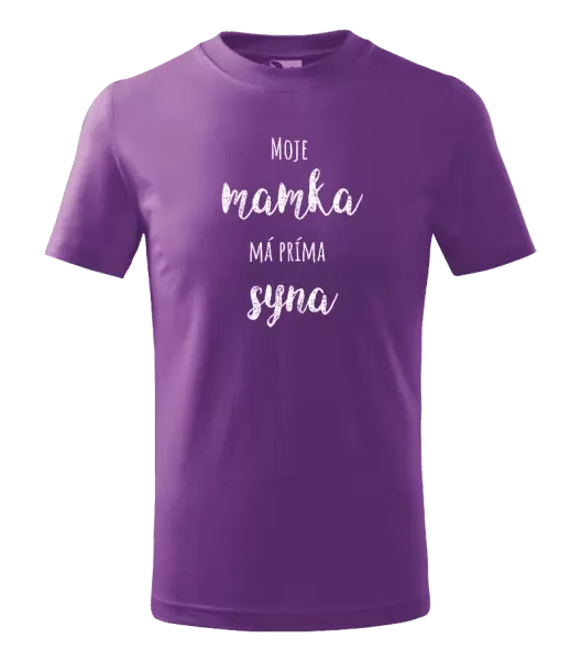 Dětské tričko Moje mamka má prima syna