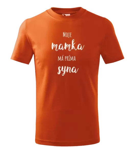 Dětské tričko Moje mamka má prima syna