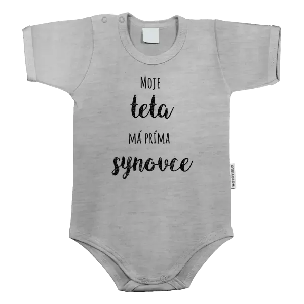 Dětské body Moje teta má prima synovce