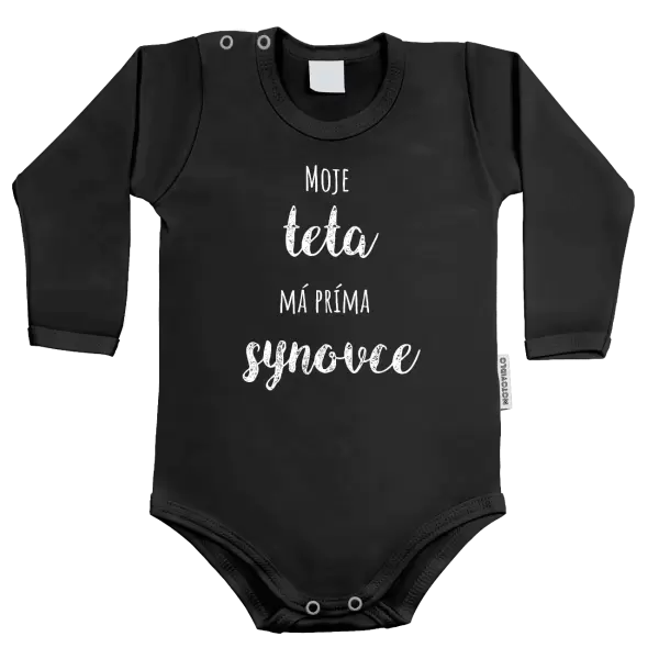 Dětské body Moje teta má prima synovce