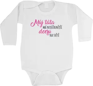 Dětské body Můj táta má nejúžasnější dceru na světě