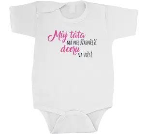Dětské body Můj táta má nejúžasnější dceru na světě