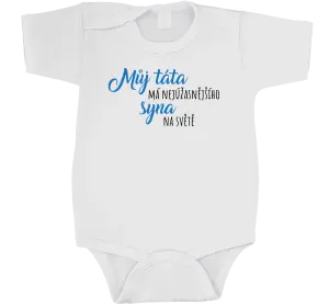 Dětské body Můj táta má nejúžasnějšího syna na světě