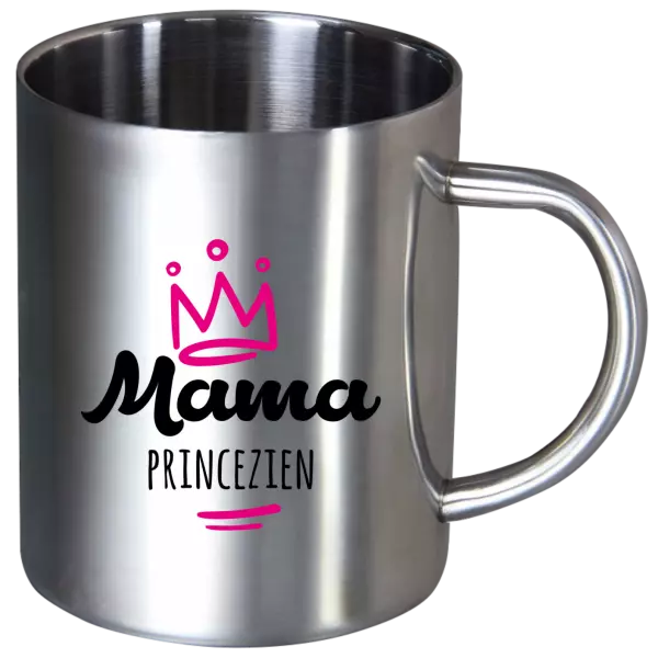 Nerezový hrnček Mama princezien