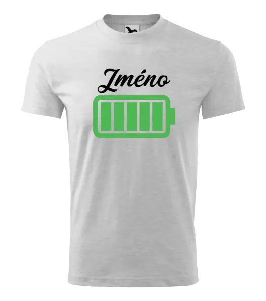 Dětské tričko Baterie se jménem