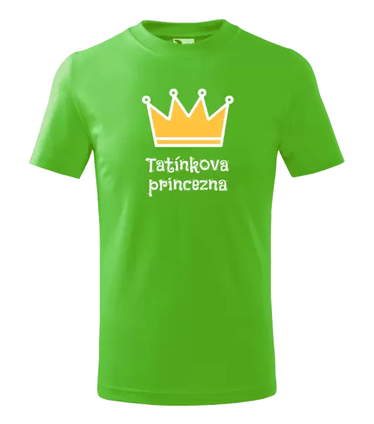 Dětské tričko Tatínkova princezna
