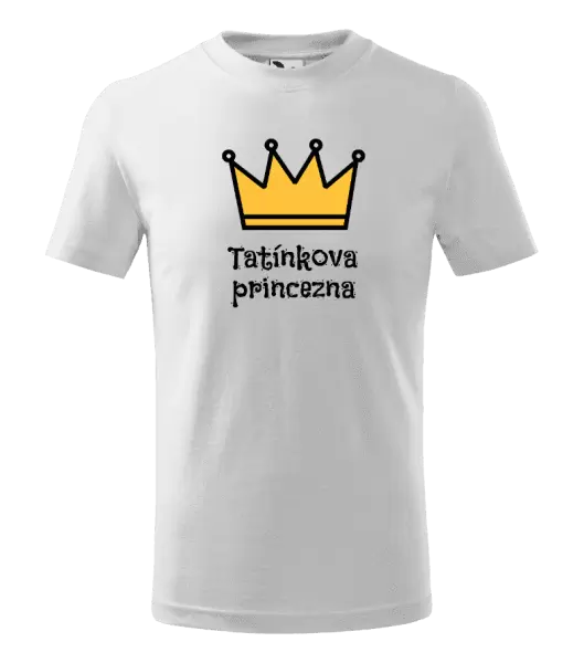 Dětské tričko Tatínkova princezna