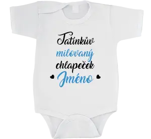 Dětské body Tatínkův milovaný chlapeček