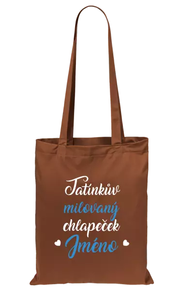 Látková taška Tatínkův milovaný chlapeček