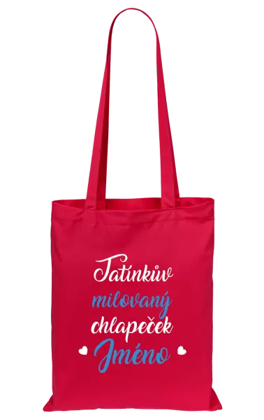 Látková taška Tatínkův milovaný chlapeček