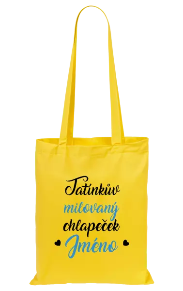 Látková taška Tatínkův milovaný chlapeček