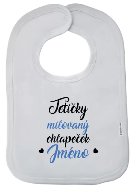 Dětský bryndák Tetičky milovaný chlapeček