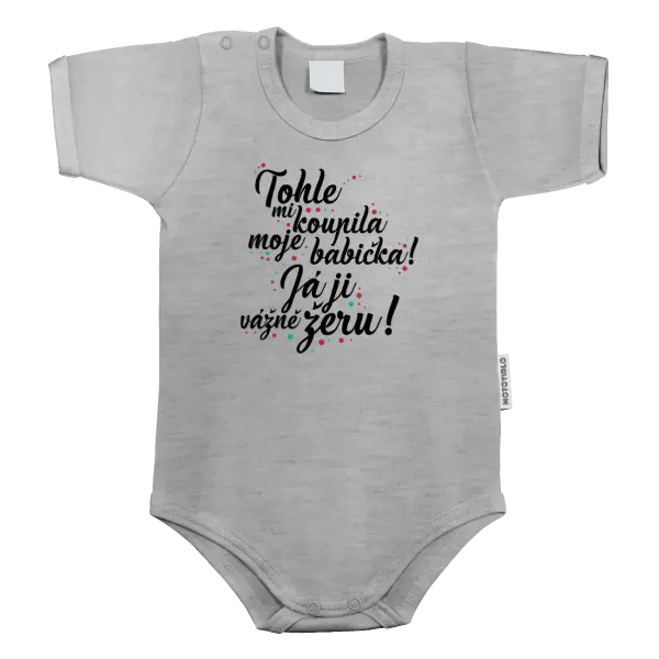 Dětské body Tohle mi koupila moje babička