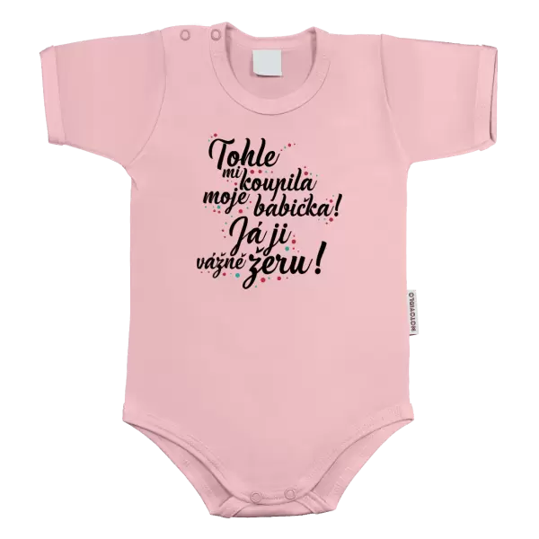 Dětské body Tohle mi koupila moje babička