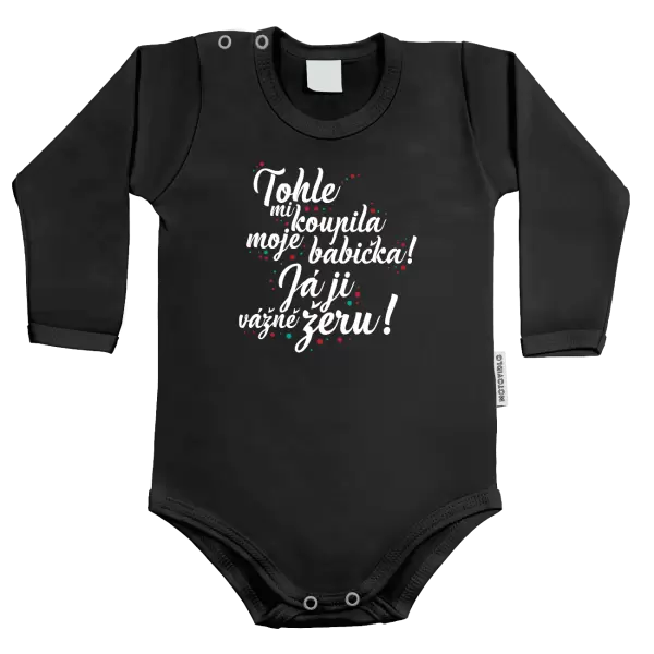 Dětské body Tohle mi koupila moje babička