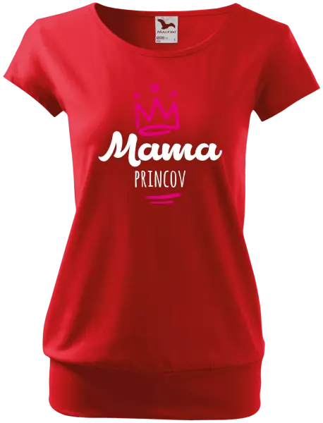Dámske tričko Mama princov