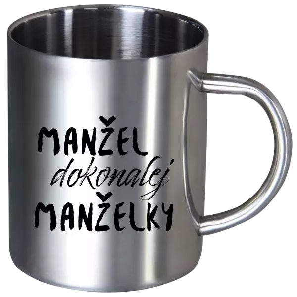 Nerezový hrnček Manžel dokonalej manželky