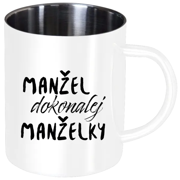 Nerezový hrnček Manžel dokonalej manželky
