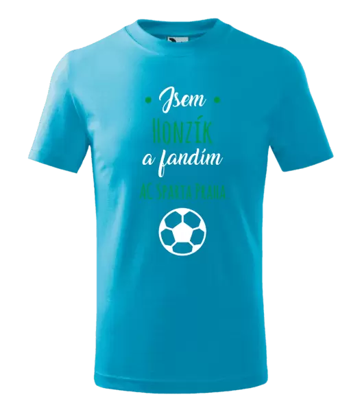 Dětské tričko Fandím fotbalu se jménem