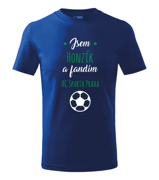 Dětské tričko Fandím fotbalu se jménem