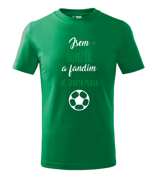 Dětské tričko Fandím fotbalu se jménem