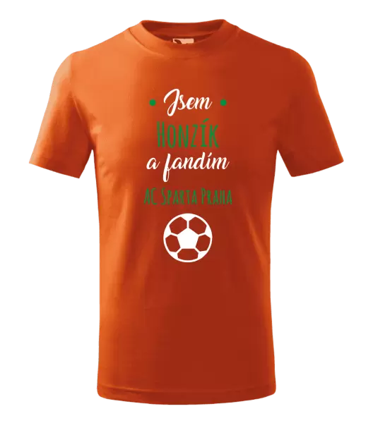 Dětské tričko Fandím fotbalu se jménem