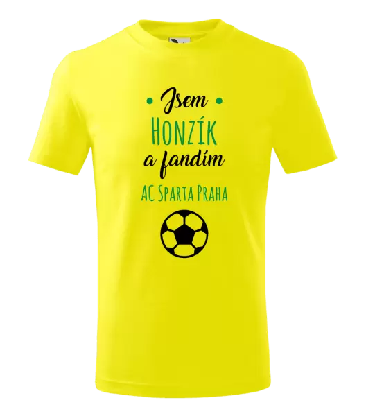 Dětské tričko Fandím fotbalu se jménem