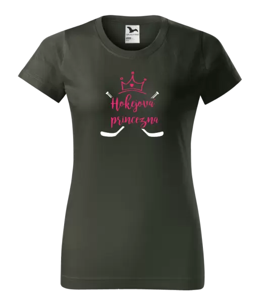 Dámské tričko Hokejová princezna