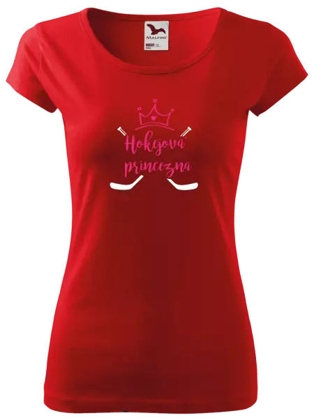 Dámské tričko Hokejová princezna