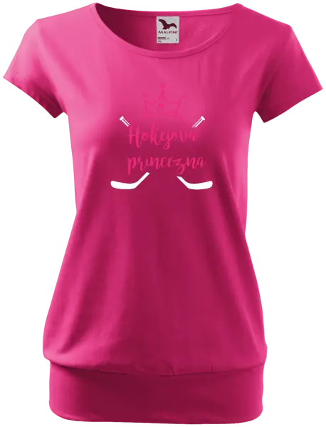 Dámské tričko Hokejová princezna