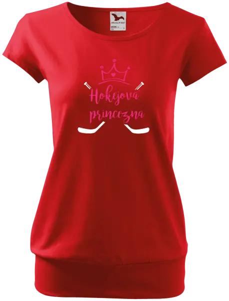 Dámské tričko Hokejová princezna
