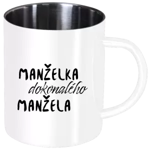 Nerezový hrnček Manželka dokonalého manžela