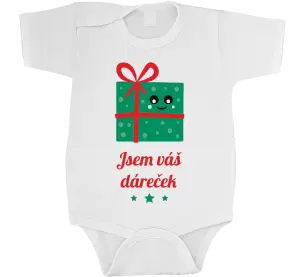 Dětské vánoční body Jsem váš dáreček