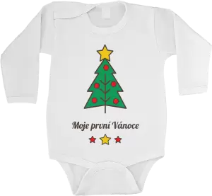Dětské vánoční body Moje první Vánoce - stromeček