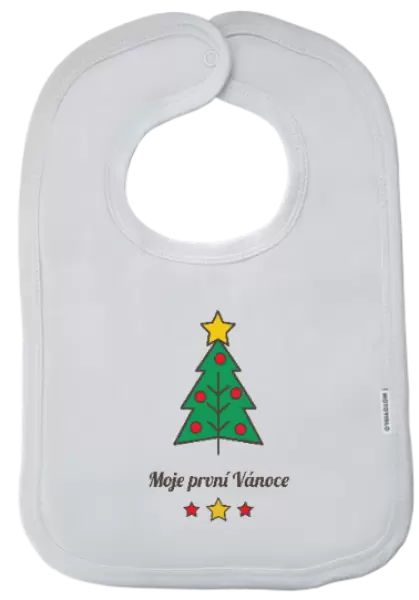 Dětský bryndák Moje první Vánoce - stromeček