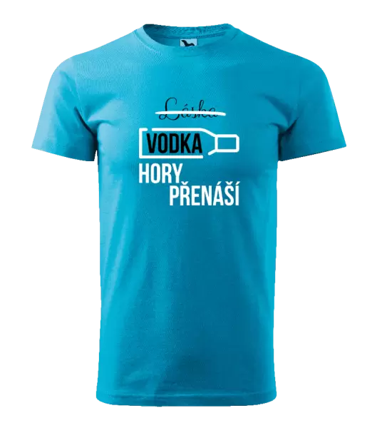 Pánské tričko Vodka hory přenáší