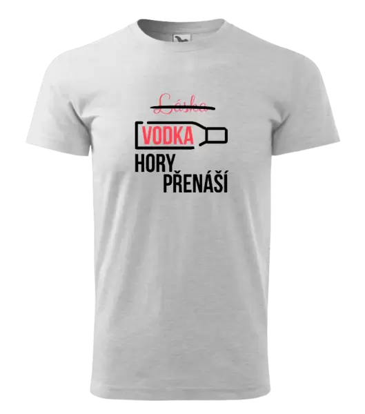 Pánské tričko Vodka hory přenáší