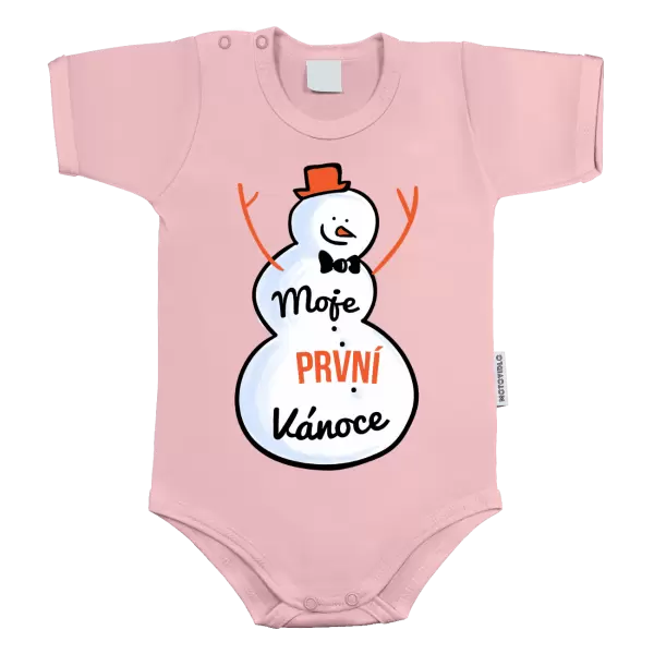 Dětské body Moje první Vánoce - sněhulák