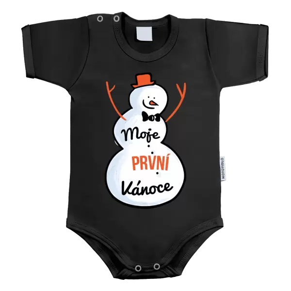 Dětské body Moje první Vánoce - sněhulák