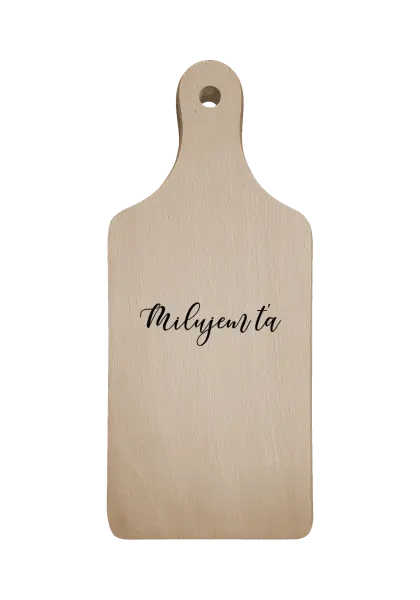 Doštička Milujem ťa - nápis