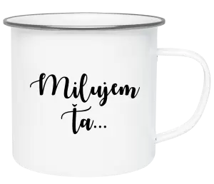 Plecháčik Milujem ťa - nápis 2