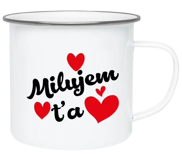 Plecháčik Milujem ťa - srdiečka 