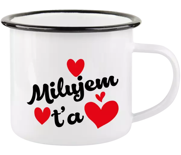 Plecháčik Milujem ťa - srdiečka 