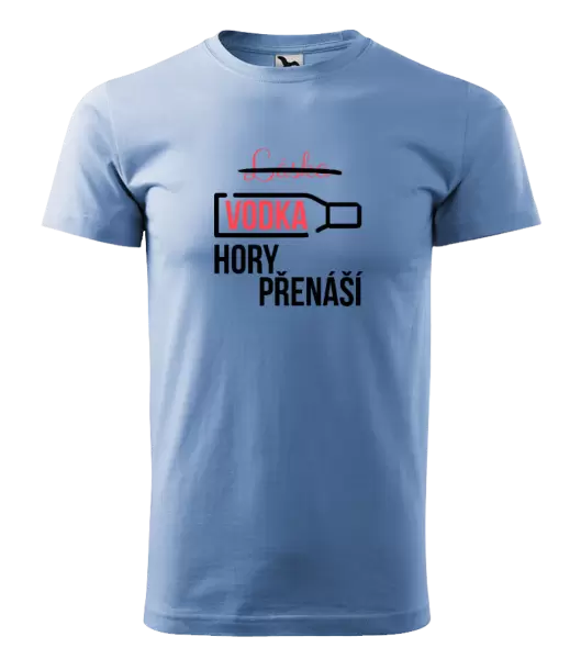 Pánské tričko Vodka hory přenáší