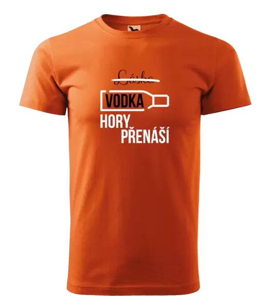 Pánské tričko Vodka hory přenáší