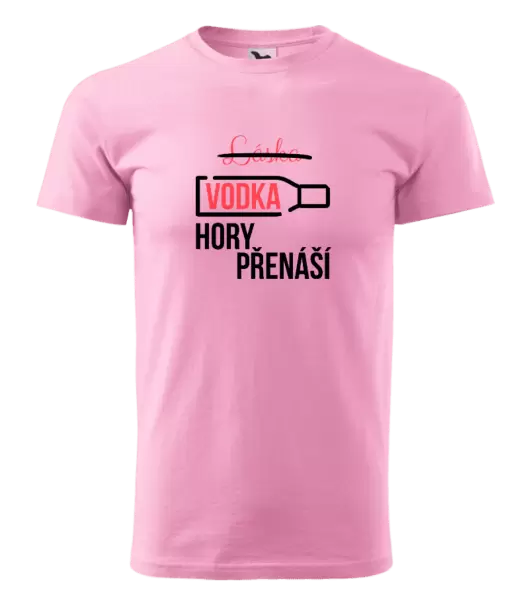 Pánské tričko Vodka hory přenáší