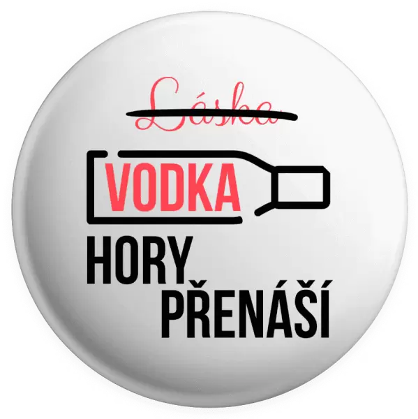 Placka Vodka hory přenáší