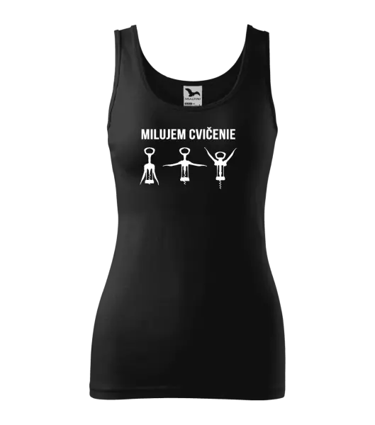Dámske tielko Milujem cvičenie