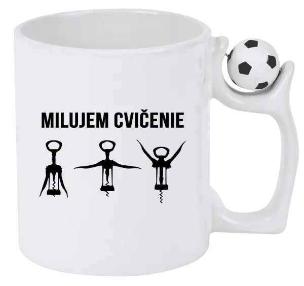 Hrnček Milujem cvičenie