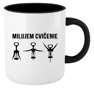 Hrnček  Milujem cvičenie